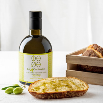 Le 4 Contrade Huile d'Olive Extra Virgin 500ml (Bio)