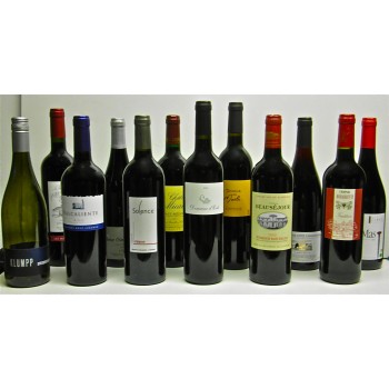"Kit de départ" de 12 vins biologiques rouges 